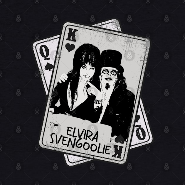 Retro Elvira & Svengoolie Card Style by Slepet Anis